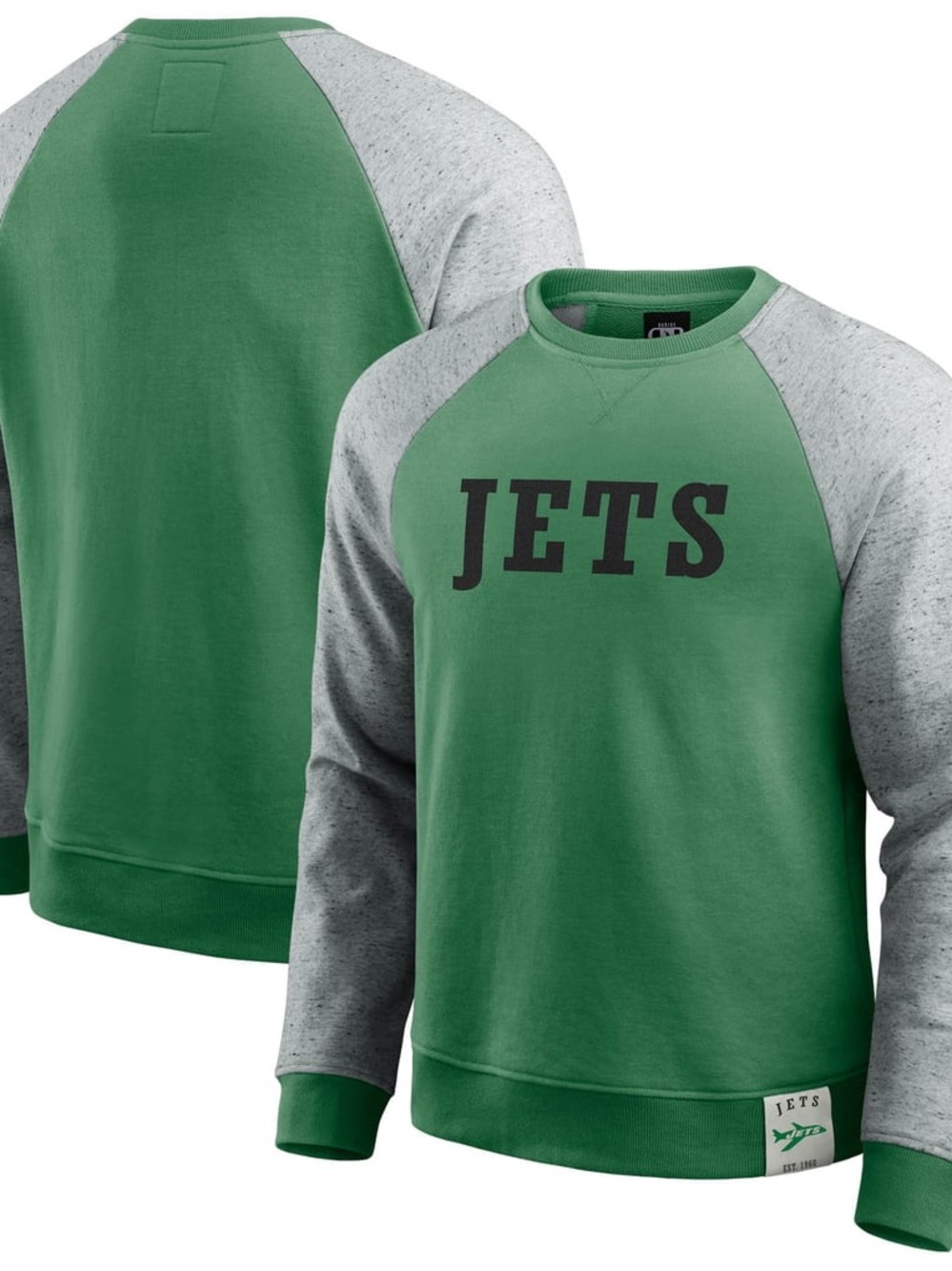 Darius Rucker Collection by Fanatics - New York Jets Raglan Sweatshirt